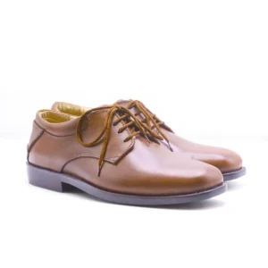 Classic Lace-Up Leather Derby Shoes